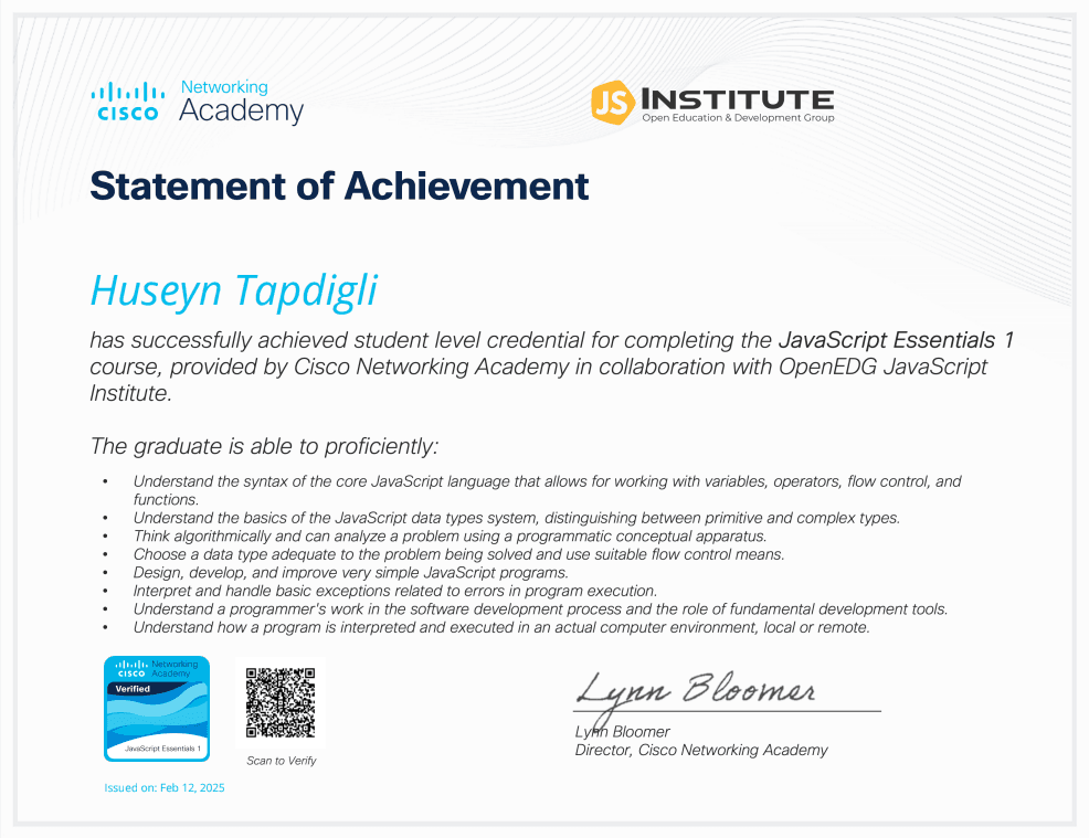 Certificate Image